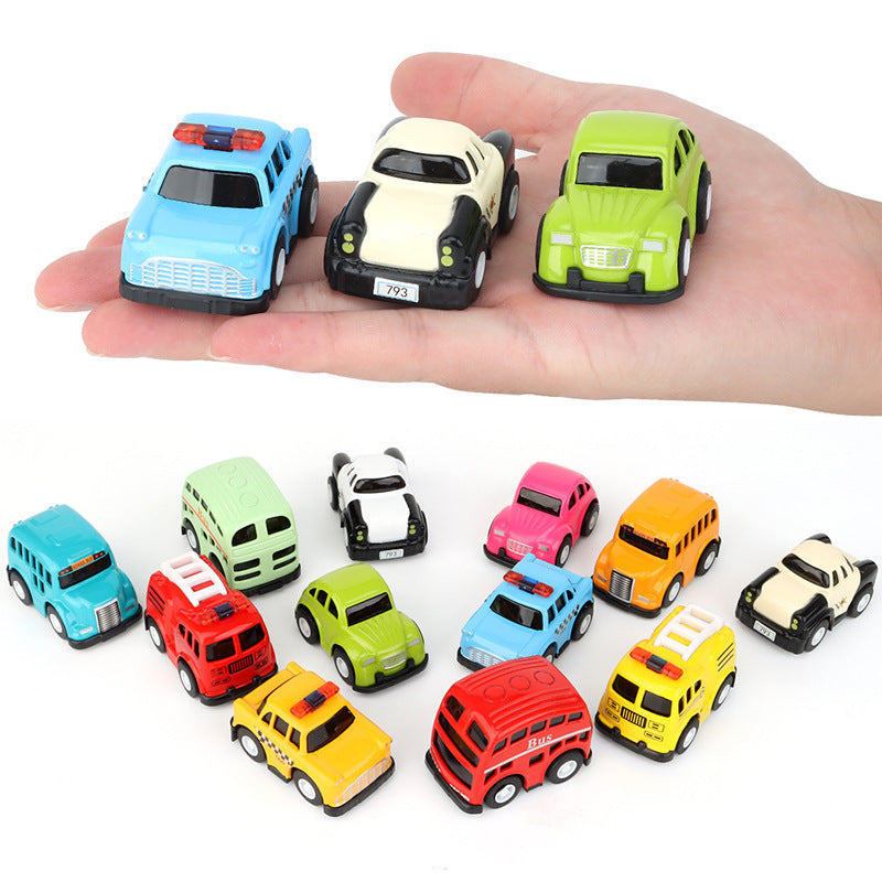 🚗🔥 60% OFF! Cartoon Mini Toy Car Set – Bright Colors, Smooth Rolling Wheels, Durable ABS for Kids Party Favors & Collectibles ✨