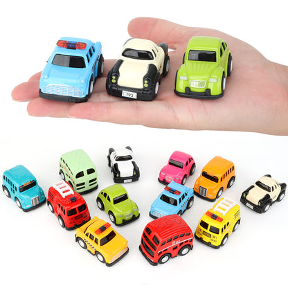 🚗🔥 60% OFF! Cartoon Mini Toy Car Set – Bright Colors, Smooth Rolling Wheels, Durable ABS for Kids Party Favors & Collectibles ✨