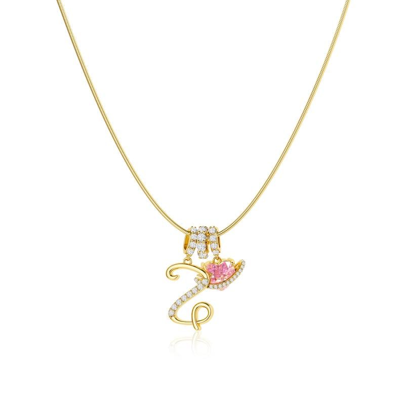 💖 LAST DAY – 75% OFF ✨ 3-layer pendant necklaces with initials A-Z 🎀 | Personalized & elegant