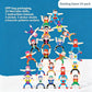 Children's DIY Balancing Building Blocks: Hercules Stacking Game for Boys and Girls, Stacking Fun Educational Toy Made of Plastic