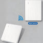 No-Wiring Wireless Light Switch Kit | Self-Adhesive Wall Switch with Receiver, No Drilling for Rental Homes, Bedside & Hallways
