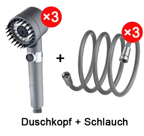 🏆Luxury shower head for skin care & massage - 3 spray modes with water-saving technology for a rejuvenating shower experience 💎🌊