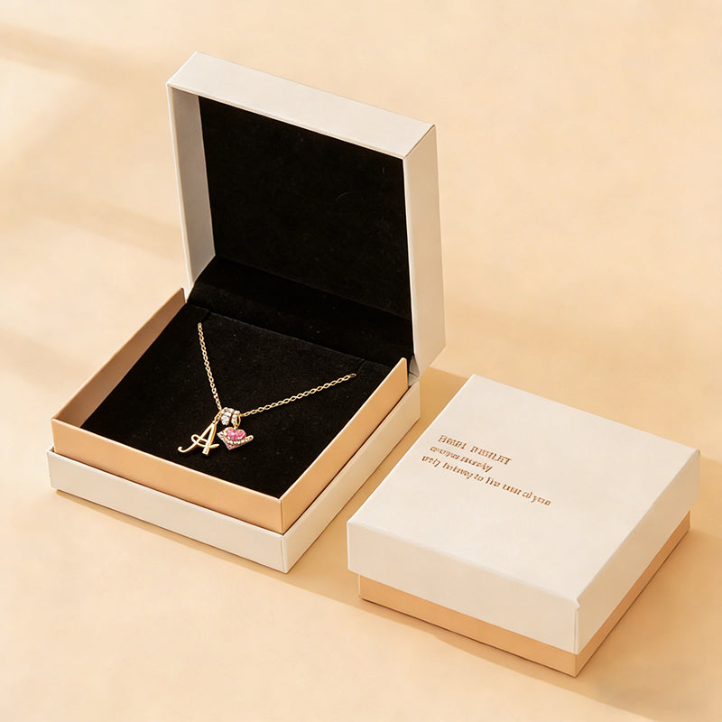 💖 LAST DAY – 75% OFF ✨ 3-layer pendant necklaces with initials A-Z 🎀 | Personalized & elegant