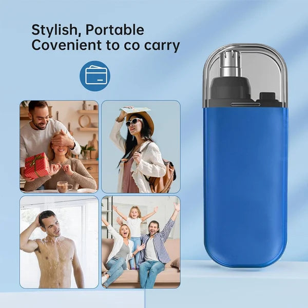 🎁 HOT SALE 57% OFF 💕 Rechargeable Portable Nose Hair Trimmer – Painless Precision, Built-In LED Light & USB-C Fast Charging – A Grooming Essential for Men ✨