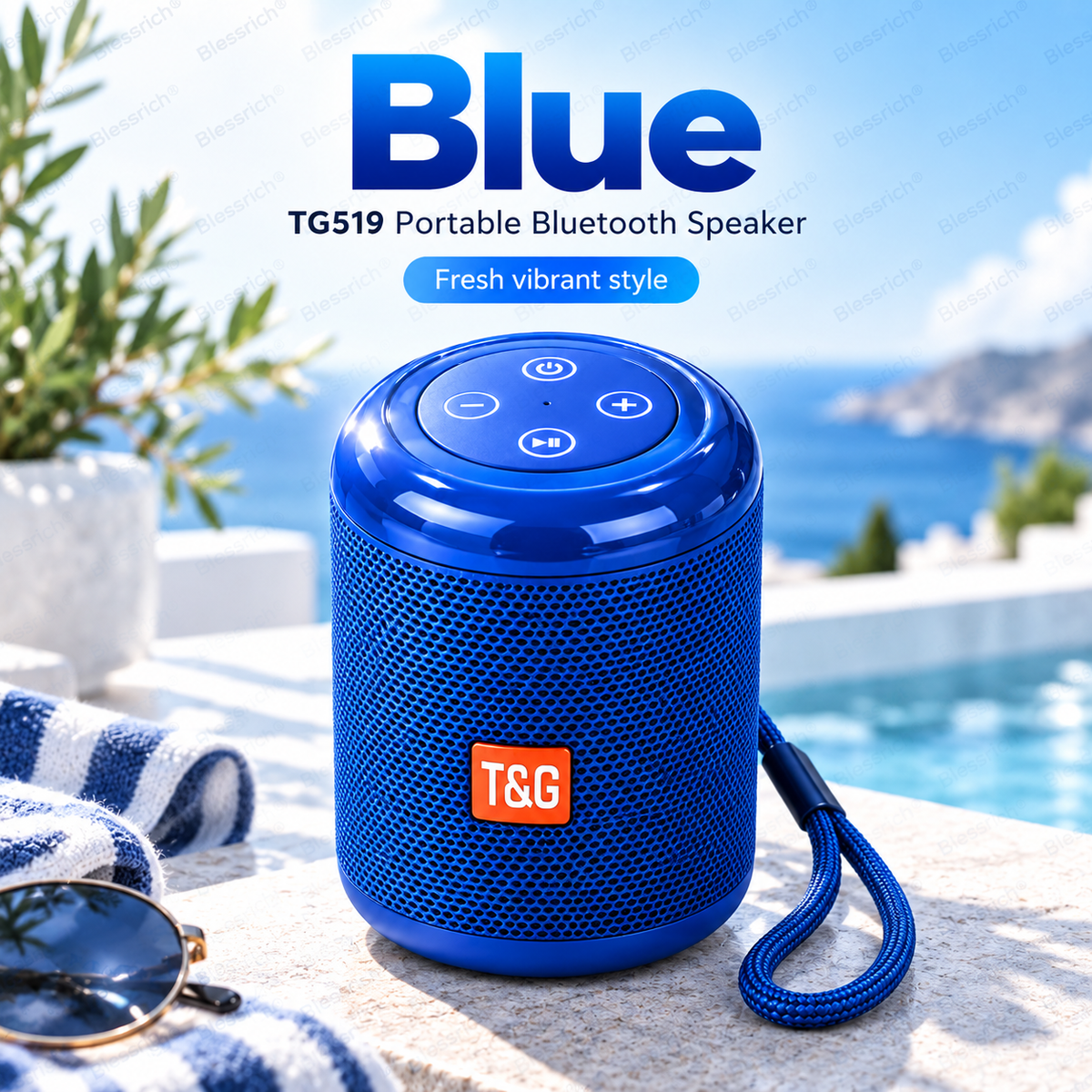 🥳2026 HOT SALE 🔥 50% OFF!Portable Bluetooth Speaker – Bluetooth 5.3, 5W clear sound, TF card + USB playback, hands-free calls. Compact, lightweight & easy to carry. Big sound anywhere! 🎶🔊