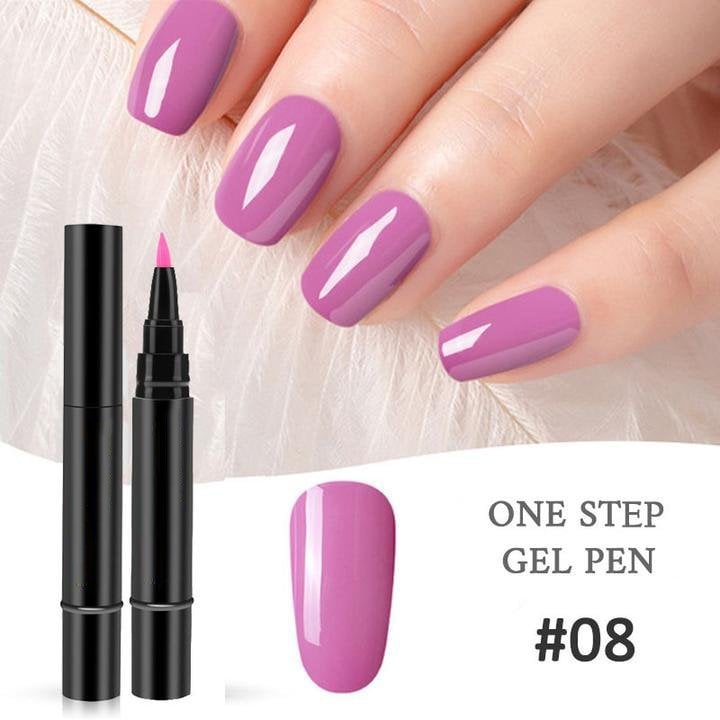 💅 Limited Time Buy 1 Get 1 Free - ＄14.99! ✨One Step Nail Gel Pen🎨Free handheld mini UV nail lamp💡