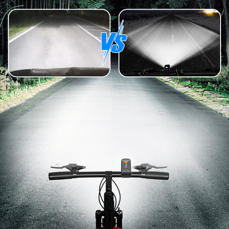 🚴‍♂️ LED Waterproof Rechargeable Bike Headlight with Clip – Bright & Durable ✨