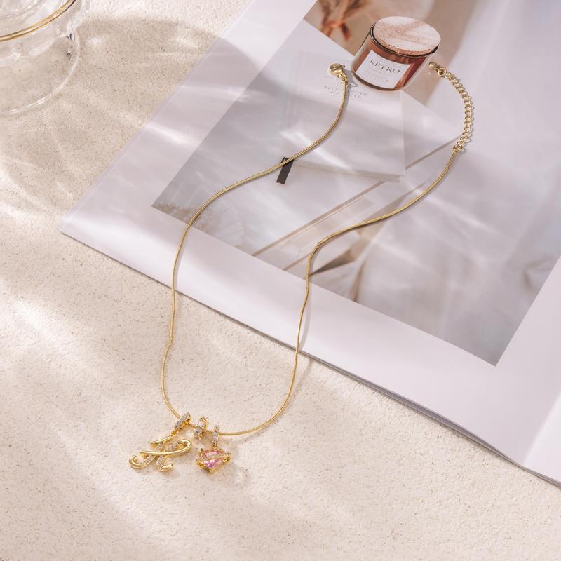 💖 LAST DAY – 75% OFF ✨ 3-layer pendant necklaces with initials A-Z 🎀 | Personalized & elegant