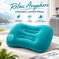 Portable Inflatable Travel Square Pillow