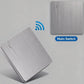 No-Wiring Wireless Light Switch Kit | Self-Adhesive Wall Switch with Receiver, No Drilling for Rental Homes, Bedside & Hallways
