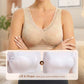 High-Support Wireless Lace Bra for Women