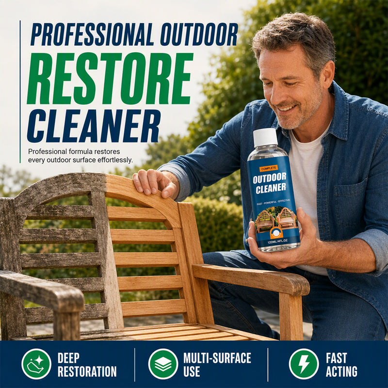 📢50% OFF!🏆Multi-Surface Stone Cleaner – Effectively eliminates moss, black spots, and hard water stains, plus effortlessly handles weeds growing in cracks and joints