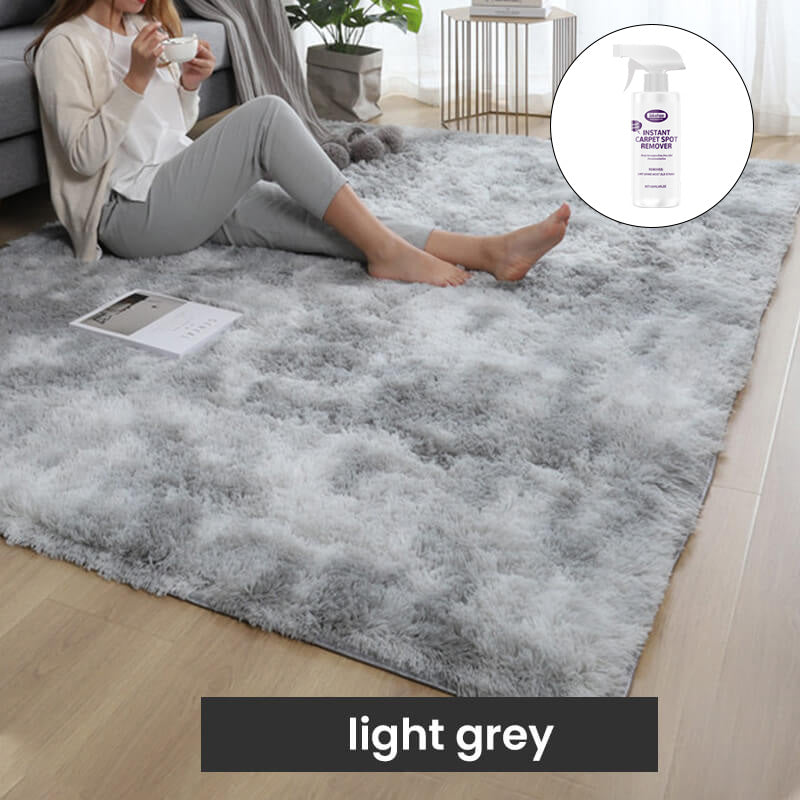 🔥 Gradient Color Plush Floor Mat