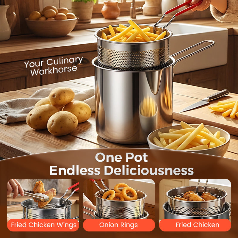 🔥LAST DAY SALE 50% OFF🎁304 Stainless Steel Multifuntional Fryer