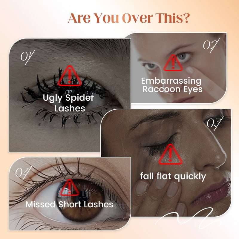 ✨ Waterproof Fiber Mascara - Intense Length & Curl with Enriched Fibers for Clump-Free Volume All Day 🌟