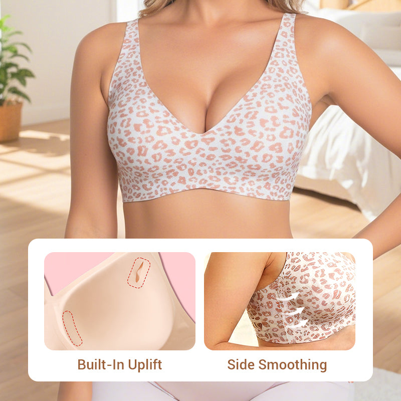 ⏳LAST DAY SALE 57% OFF💕Womens Comfortable Wireless Bralettes Seamless Deep V Everyday Bra
