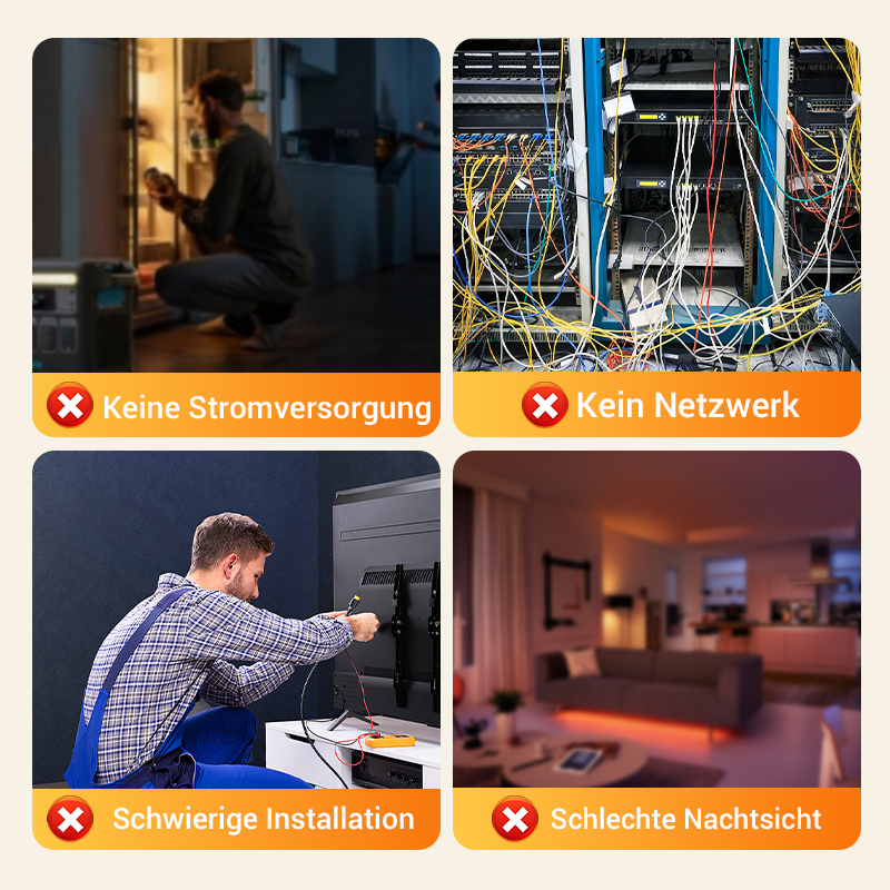 💥Wireless high-resolution night vision surveillance camera