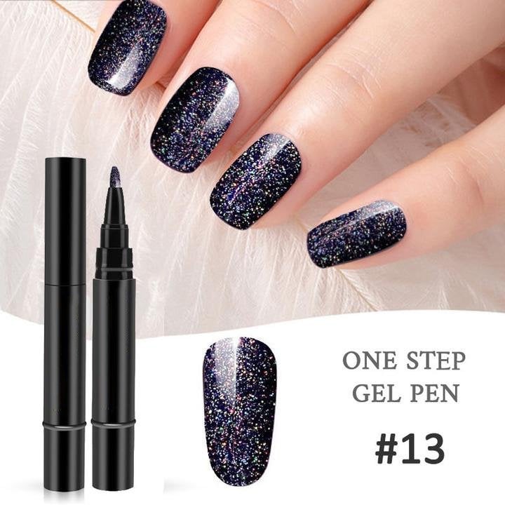 💅 Limited Time Buy 1 Get 1 Free - ＄14.99! ✨One Step Nail Gel Pen🎨Free handheld mini UV nail lamp💡