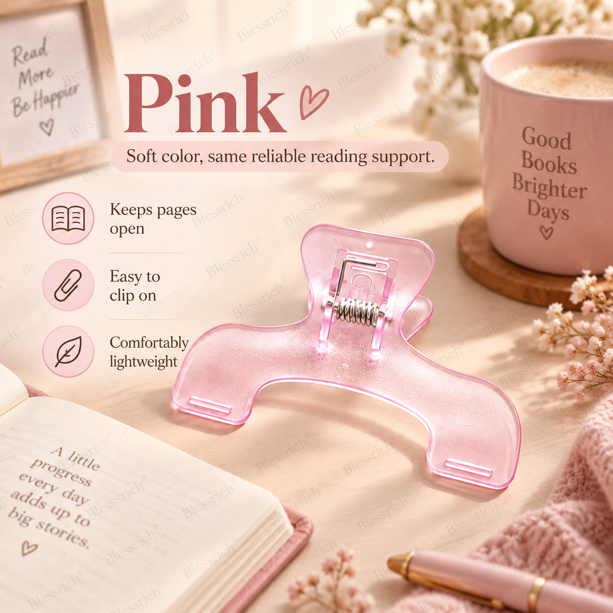Curved Book Page Holder