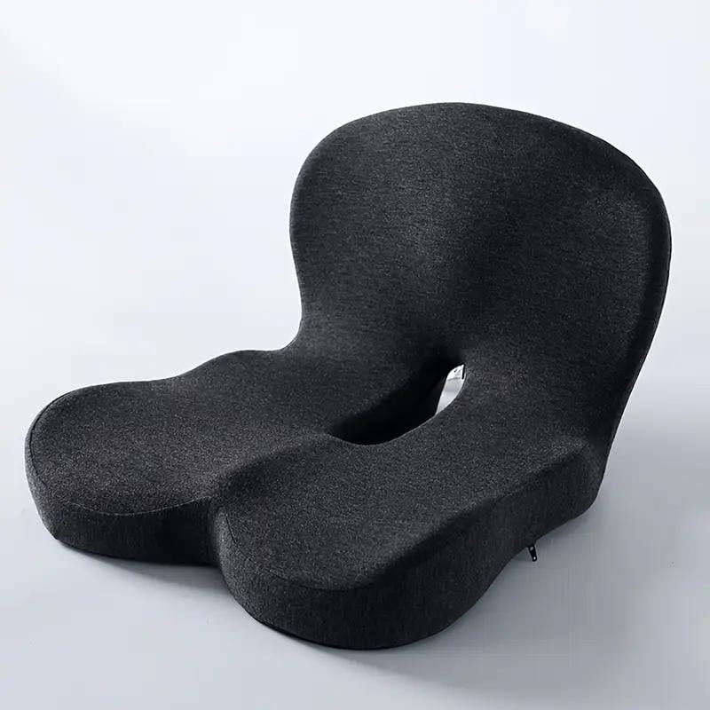 💺 60% OFF NOW! 💎 Non-Slip Memory Foam Seat Cushion – Sciatica Relief, Breathable Mesh & Universal Fit 🪑