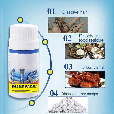 🔥Take advantage now! Buy 2, get 1 free! Sink and drain cleaner