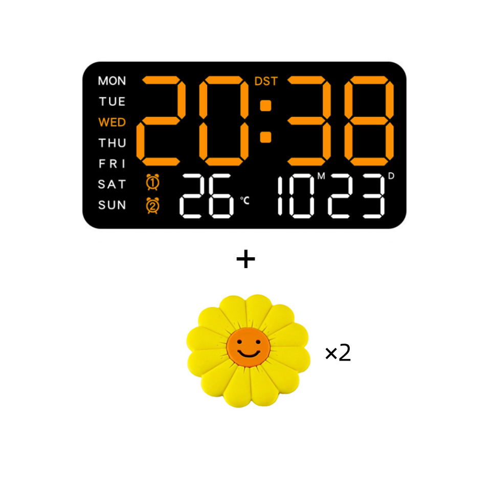 📢📢50% OFF!! ⏰Multifunctional decorative LED digital wall clock, the limitless digital clock for the modern Norwegian home