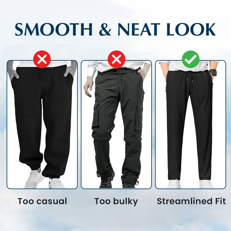 ⏳LAST DAY SALE 50% OFF!!🔥🎁Unisex Ultra Soft Stretch Perfect Drape Casual Pants