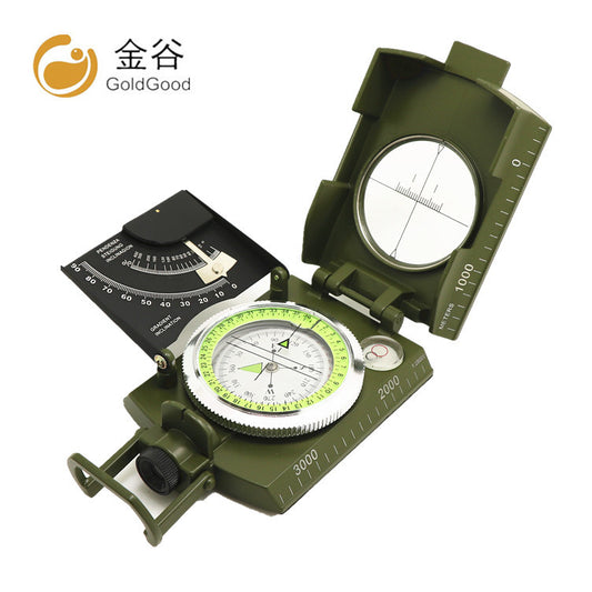 Multifunctional Military Aiming Navigation Compass with Inclinometer | Shock Resistant Waterproof Compass for Hiking, Camping