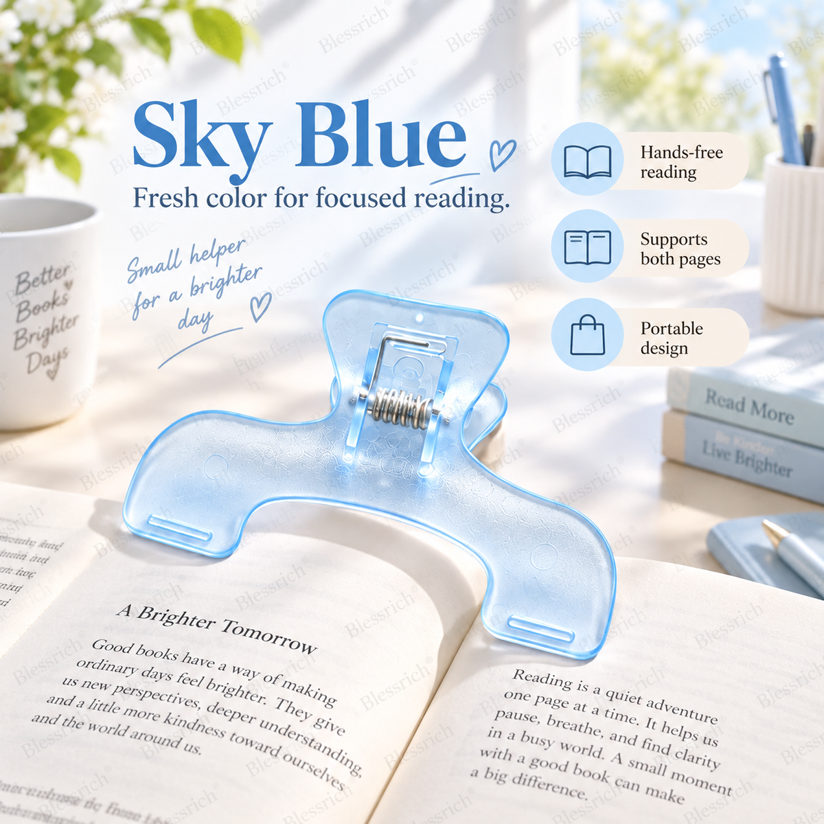 Curved Book Page Holder