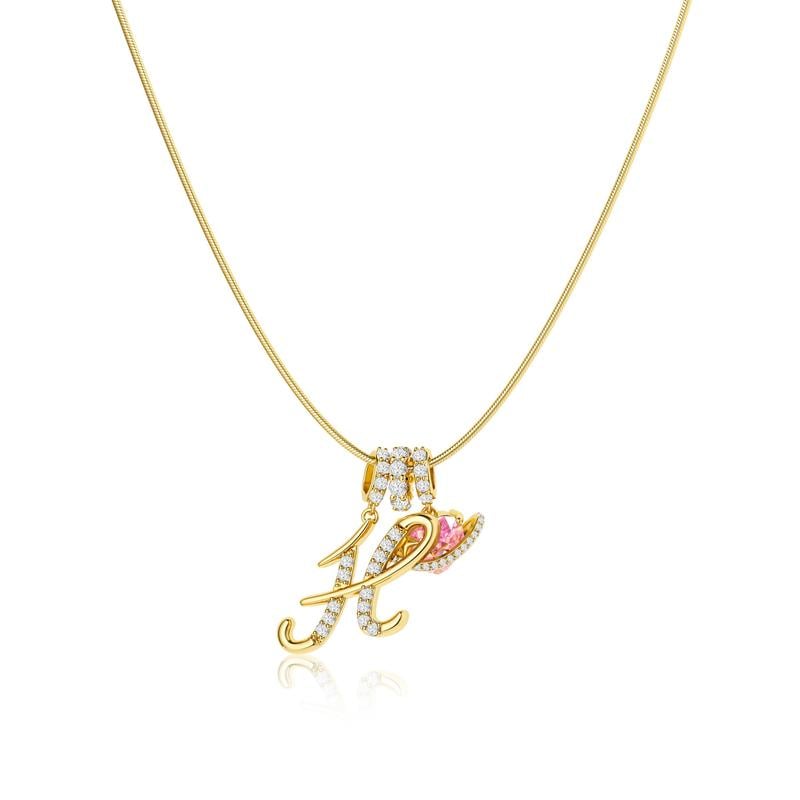 💖 LAST DAY – 75% OFF ✨ 3-layer pendant necklaces with initials A-Z 🎀 | Personalized & elegant