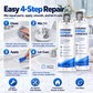 ✨ Give Damaged Surfaces a Second Life! 🛠️ Ceramic Repair Compound for Toilets, Sinks, Tubs, Tiles & Marble 🚽🚰🛁