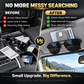 🕶️Car Sunglasses Holder Double Clip Eyeglasses Mount and Ticket Card Clip