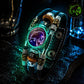 💥Last-day sale – 57% off ☪️Glow-in-the-dark leather zodiac sign bracelet for men and women (6.9/8.1 inches)♑️