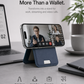 Smart MagSafe Wallet Made of Genuine Nappa Leather – with Apple Find My™ & Google Find Hub™, RFID Protection, and Wireless Charging.