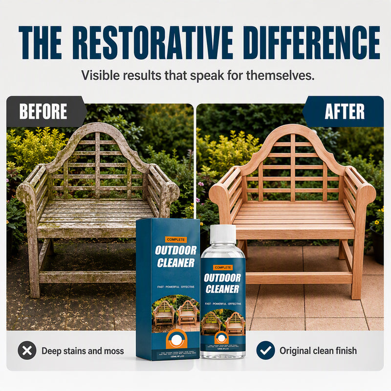 📢50% OFF!🏆Multi-Surface Stone Cleaner – Effectively eliminates moss, black spots, and hard water stains, plus effortlessly handles weeds growing in cracks and joints