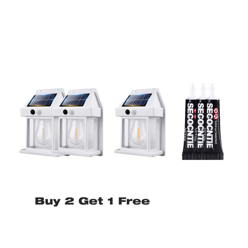 🎁 50% OFF! 💡 SOLAR WALL LIGHT - Motion Sensor & Weatherproof 🌟🛒