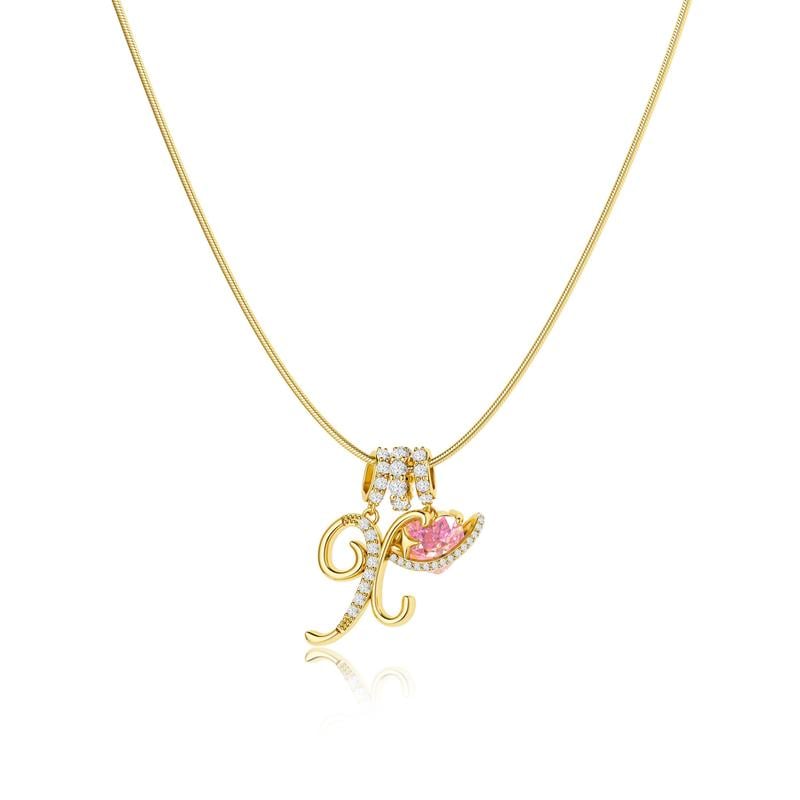 💖 LAST DAY – 75% OFF ✨ 3-layer pendant necklaces with initials A-Z 🎀 | Personalized & elegant