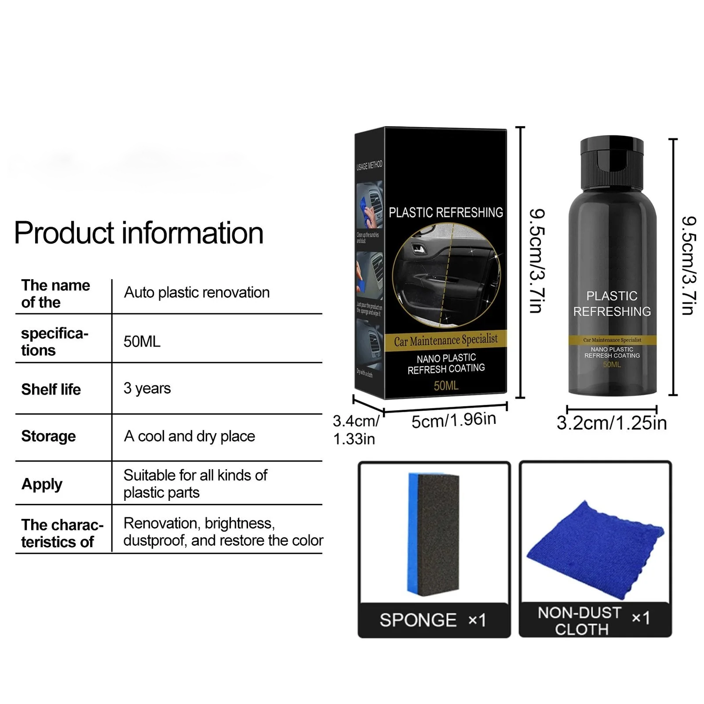 Plastic Revitalizing Coating Agent