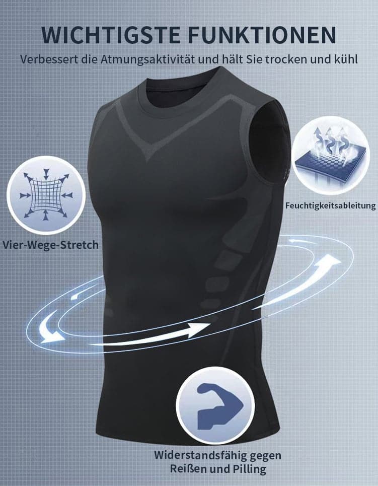🥳2026 HOT SALE🥳💞50K+ SOLD!🛡️💎 50% OFF! Ionic Shaping Vest – Cooling compression, smooths belly & love handles. Invisible under shirts. Feel confident again! 💪✨