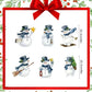 🎄 3D Christmas Magnetic Stickers – Cute Holiday Decor for Fridges & Metal Surfaces