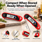🎉 Limited-Time 57% OFF!🔥Instant-Read Digital Meat Thermometer 🌡️ – 0.8s Fast, ±1°C, Waterproof, Foldable Probe – Perfect for BBQ, Grilling & Baking