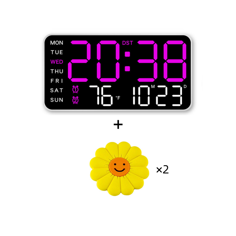 📢📢50% OFF!! ⏰Multifunctional decorative LED digital wall clock, the limitless digital clock for the modern Norwegian home