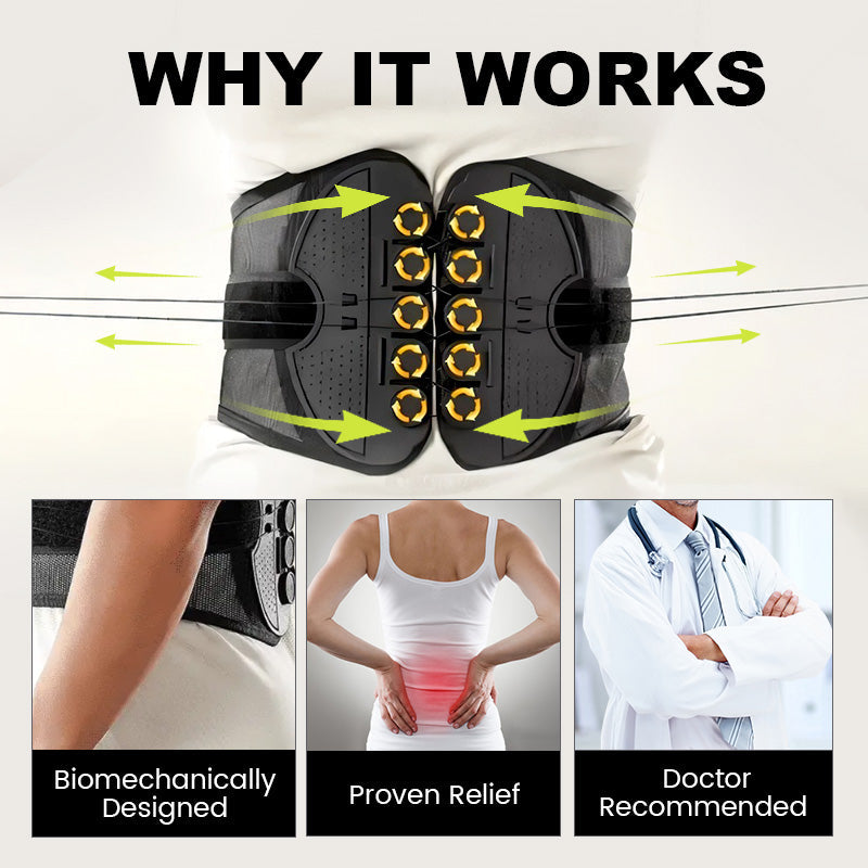 🩹 LIMITED-TIME 50% OFF! 💥 Lower Back Support Belt – Targeted Relief, Lightweight, Adjustable 🧘