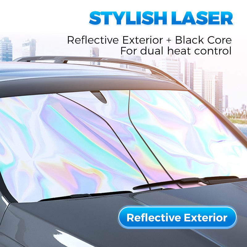 💎 Blocks 99% Heat & UV, Foldable Design for Instant Cool Interior & Dashboard Protection ☀️🚗