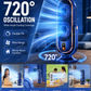 Portable Table Fan with 5 Speeds