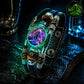 💥Last-day sale – 57% off ☪️Glow-in-the-dark leather zodiac sign bracelet for men and women (6.9/8.1 inches)♑️