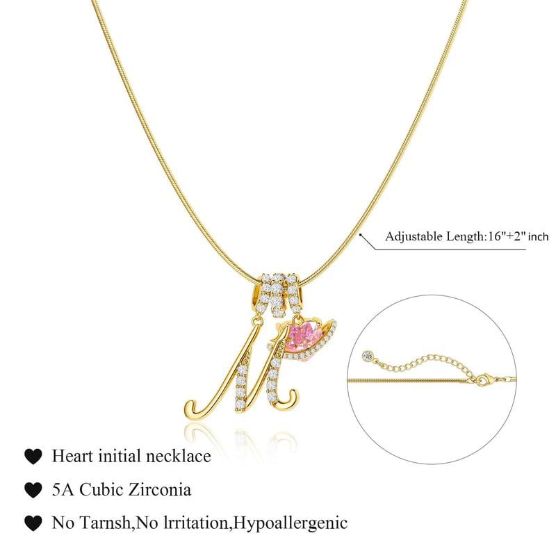 💖 LAST DAY – 75% OFF ✨ 3-layer pendant necklaces with initials A-Z 🎀 | Personalized & elegant