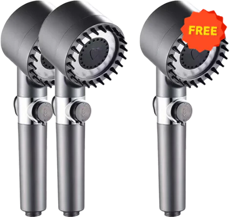 🏆Luxury shower head for skin care & massage - 3 spray modes with water-saving technology for a rejuvenating shower experience 💎🌊