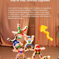 Children's DIY Balancing Building Blocks: Hercules Stacking Game for Boys and Girls, Stacking Fun Educational Toy Made of Plastic