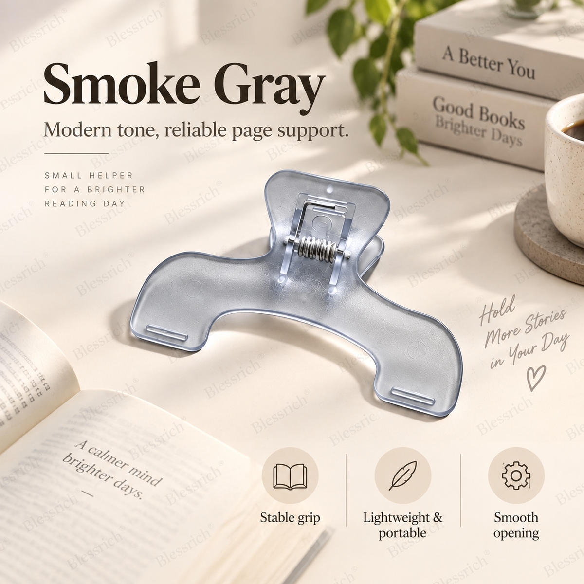 Curved Book Page Holder